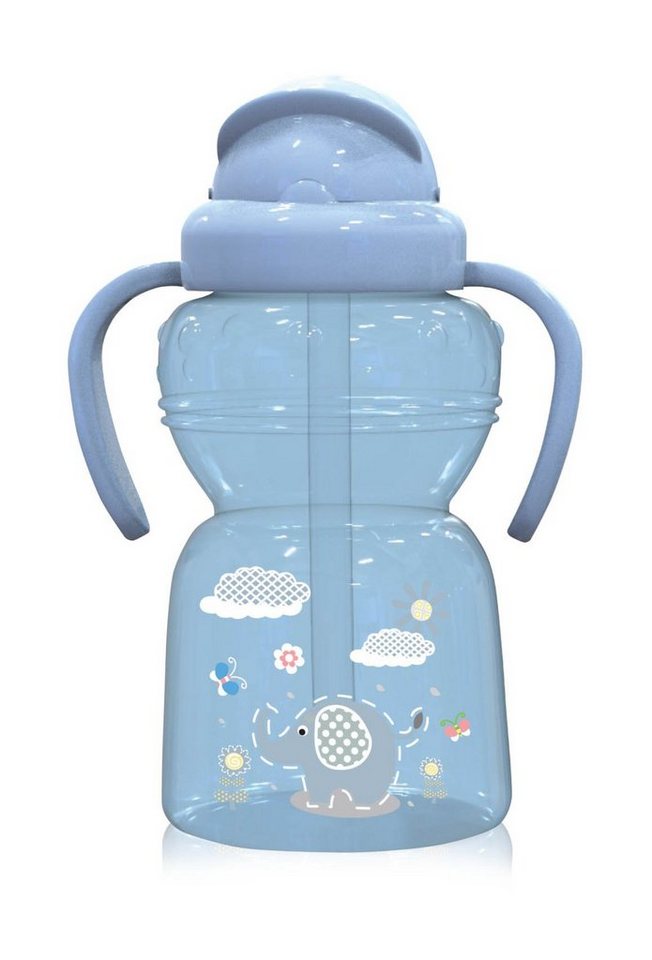 Baby Care Trinkflasche Kinder Trinkflasche 325 ml, Sport Sipper Trinkhalm Griffe ab 6 Monaten von Baby Care