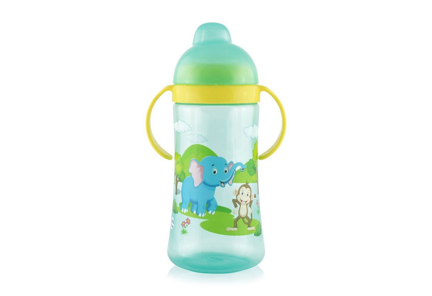 Baby Care Trinkflasche Trinkflasche Sport Sipper 330, Griff Strohhalm, Schutzdeckel von Baby Care