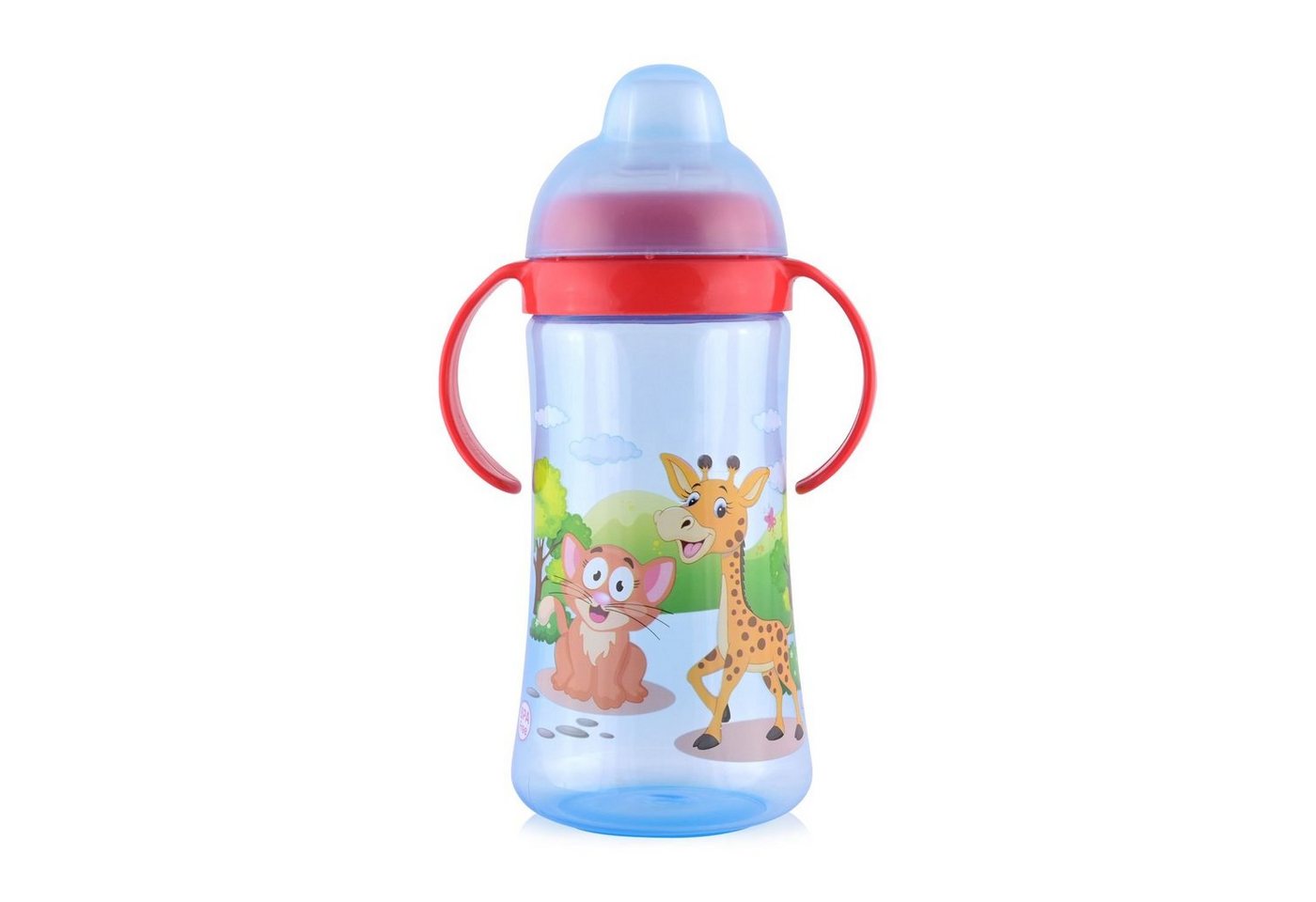 Baby Care Trinkflasche Trinkflasche Sport Sipper 330, Griff Strohhalm, Schutzdeckel von Baby Care