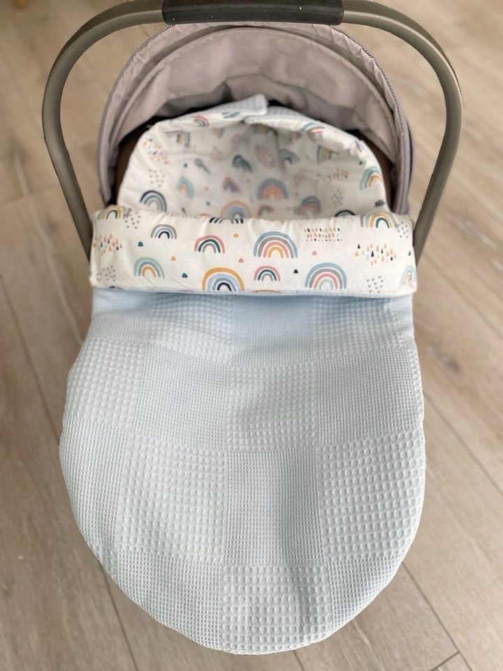 Einschlagdecke 3in1 Einschlagdecke für Autoschale Babyschale Ganzjahres Schlafsack, Baby Fancyroom, 0-12 Monate geeignet von Baby Fancyroom