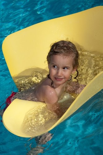 Schwimmmatte 1000 x 650 x 8 mm Baby, Kleinkind - starker Auftrieb blau - MOOSGUMMI von Babysplash