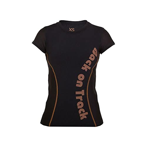 DOG Copenhagen Delta Back-ON-Track Sport: T-Shirt Bedruckt für Damen, Schwarz, XXL von Back on Track