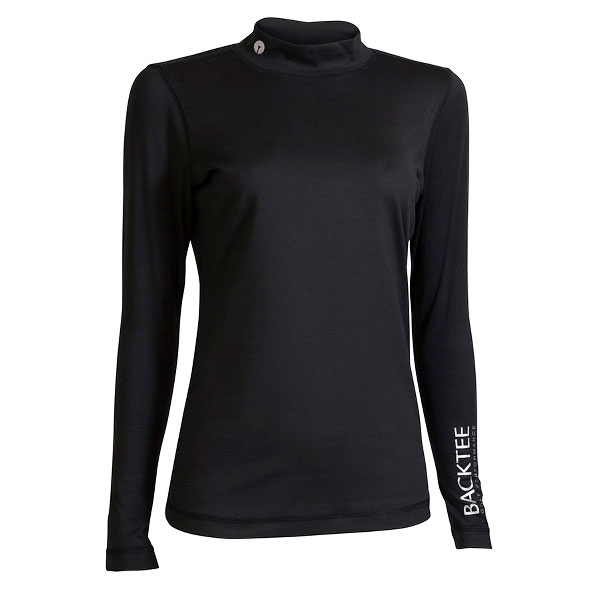 'BackTee Damen First Skin Turtle Neck schwarz' von BackTee