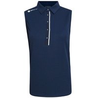 Backtee Ladies Classic Top ohne Arm Polo navy von Backtee