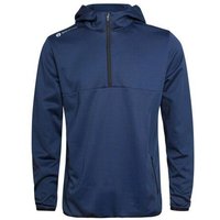 Backtee Mens Shield Hoodie Stretch Midlayer navy von Backtee