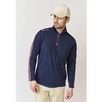Backtee Mens Sporty Baselayer Stretch Midlayer navy von Backtee