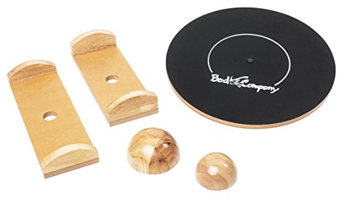 Bad Company | Balance Board Set aus Holz (MDF) | Therapiekreisel in Studio-Qualität | 45 cm von Bad Company