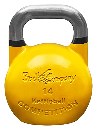 Bad Company Competition Kettlebell I Kugelhantel aus Stahl I Schwunghantel Workout in verschiedenen Gewichtsstufen I 14 kg von Bad Company