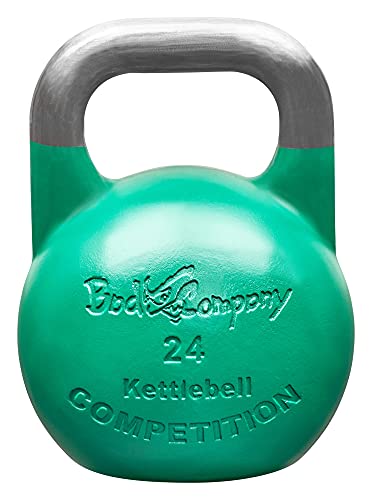 Bad Company Competition Kettlebell I Kugelhantel aus Stahl I Schwunghantel Workout in verschiedenen Gewichtsstufen I 24 kg von Bad Company