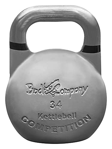 Bad Company Competition Kettlebell I Kugelhantel aus Stahl I Schwunghantel Workout in verschiedenen Gewichtsstufen I 34 kg von Bad Company
