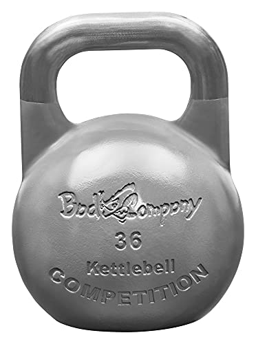 Bad Company Competition Kettlebell I Kugelhantel aus Stahl I Schwunghantel Workout in verschiedenen Gewichtsstufen I 36 kg von Bad Company