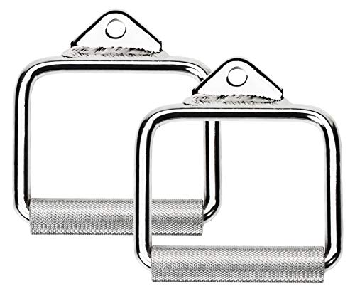 Bad Company Einhandkabelgriff für die Kraftstation I Lange Zughilfe mit drehbarem Griff I BC-14 Chrom 2 Stück Bad Company Einhandkabelgriff für die Kraftstation I Lange Zughilfe mit drehbarem Griff I BC-14 Chrom 2 Stück von Bad Company