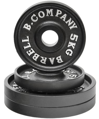 Bad Company Profi Olympia Hantelscheiben Guss 50/51mm Set - 2x5, 2x10 Kg Hantelscheiben von Bad Company