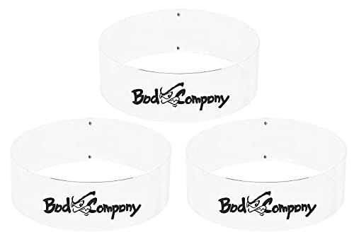 Bad Company Stapler für Gymnastikbälle ab 45 cm I transparente Stapelhilfe für Fitnessbälle I 3 Stück von Bad Company