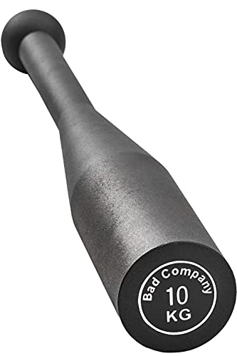 Bad Company Steel Indian Club Bell I Stahl Schwungkeule fürs effektive Ganzkörpertraining I 10 kg von Bad Company