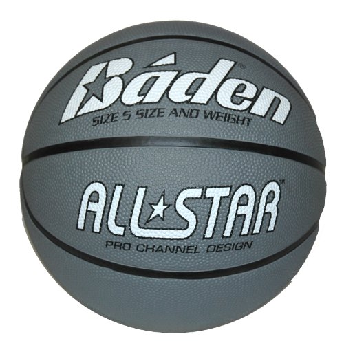 Baden All Star Kinder Basketball, Silberfarben/Weiß, Gr. 5 von Baden
