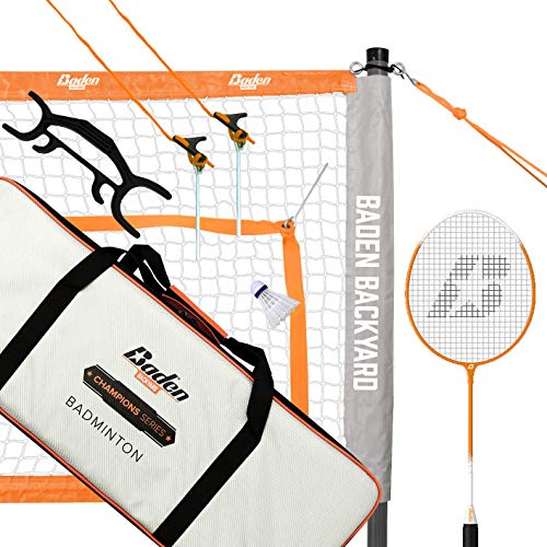 Baden Champions Badminton-Set orange/grau von Baden