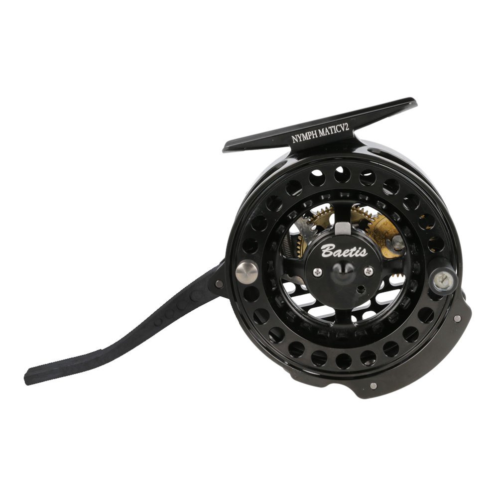 Baetis Nymph Matic 2.0 Fly Fishing Reel Schwarz Line 5 / 7 von Baetis