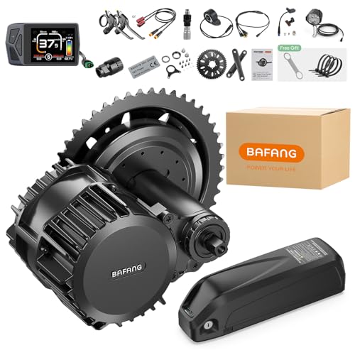 Bafang BBS-HD 1000W 48V Mittelmotor mit EKD01 E-Bike Display und 48V13Ah Ebike Batterie-CAN Protokolle Elektrofahrrad-Umbausatz, Mittelmotor 8Fun BBS03 G320 Ebike Conversion Kit für BB68mm MTB von Bafang