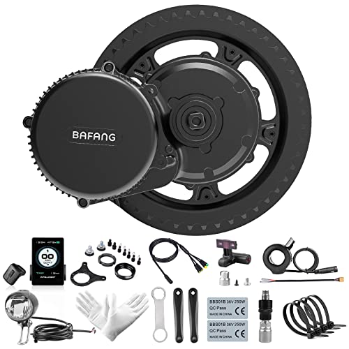 Bafang BBS02B 48V 500W Elektrofahrrad Kit Mittelmotor Umbausatz Ebike Komponenten Kit Zubehöre Zahnrad Display von Bafang