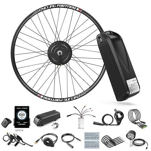 Bafang Fahrrad Umbausatz 48V 500W Hinterradnabenmotor für Fahrrad 20" 26" 27,5" 700C Hinterrad Kit mit PAS LCD Display Ebike von Bafang