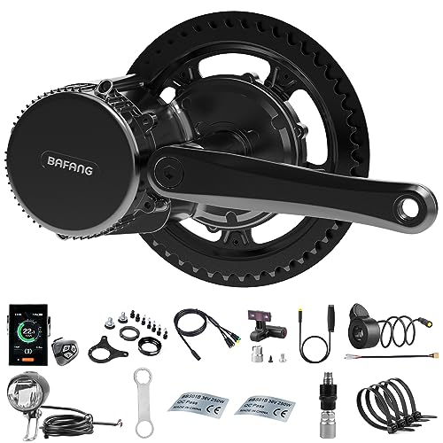 Bafang Mittelmotor 750W 48V BBS02B Ebike Umbausatz Mid Motor Kit mit DPC18 9 Level Display, für Bottom Bracket 68-73MM von Bafang