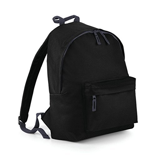 Bagbase Taschen-Junior Fashion Rucksack-Backpack-O/S-Black One Size,Schwarz von BagBase