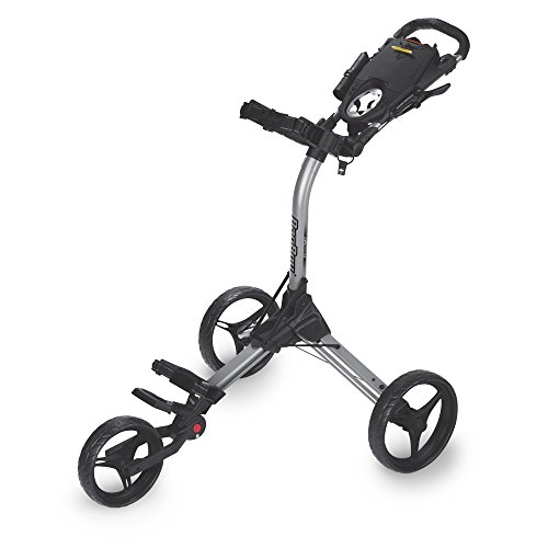 Bag Boy Compact 3 Rad Golf Trolley, Silber/Schwarz, von Bag Boy