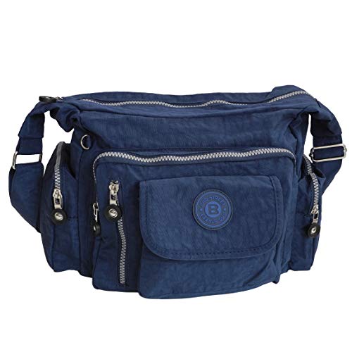 Bag Street - Umhängetasche Crossbag Bodybag Messengertasche Reisetasche Nylon (Navy) - präsentiert von ZMOKA® von Bag Street - präsentiert von ZMOKA