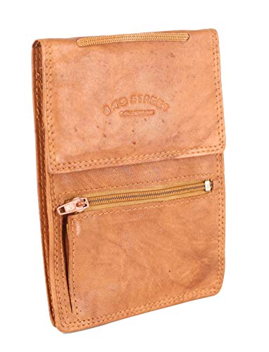 LEDER BRUSTBEUTEL BRUSTTASCHE Umhängetasche Geldbörse Security Wallet(TAN) von Bag Street