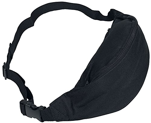 BagBase Belt Bag Unisex Gürteltasche schwarz 100% Polyester Basics, Casual Wear, Festival, Streetwear von BagBase