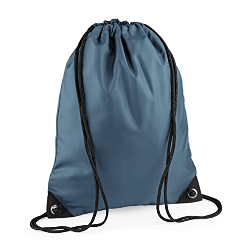 BagBase Unisex BG010ABLU Premium Gymsac Bag, AirforceBlue, Medium von BagBase