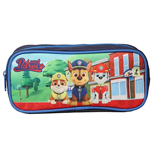 Bagtrotter Federmäppchen, rechteckig, Motiv: Paw Patrol, Marineblau von Bagtrotter