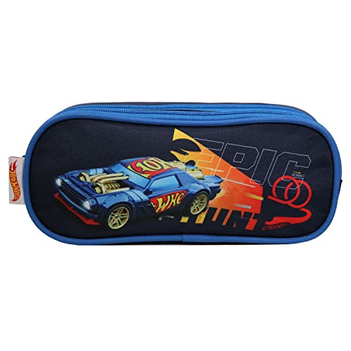 Bagtrotter Schulranzen 2 Fächer Hot Wheels Auto Blau von Bagtrotter