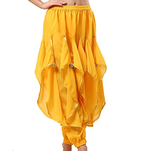 Baisdan Haremshose, Bauchtanz-Kostüm, Indien, arabisch, tanzend, gewellt, Hose von Baisdan