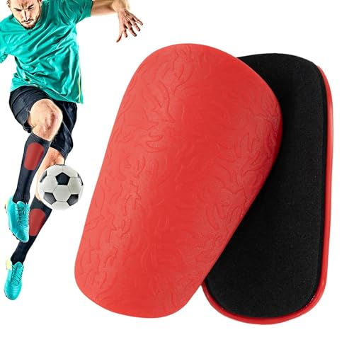 Bajbumgn Fußball-Schienbeinschoner, Mini-Beinschützer für Erwachsene,2 Stück Eva-Schaum-Mini-Beinschützer für Schienbein - Stoßfestes, tragbares Fußballtrainingszubehör, schützendes von Bajbumgn