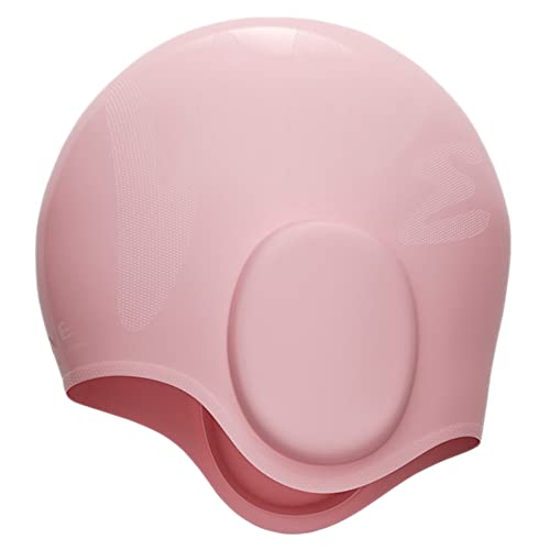 Bakemoro Unisex-Badekappe für Kinder, 3D-Ohrenschutz, Silikon, wasserdicht, langlebig, für Kinder und Mädchen von Bakemoro