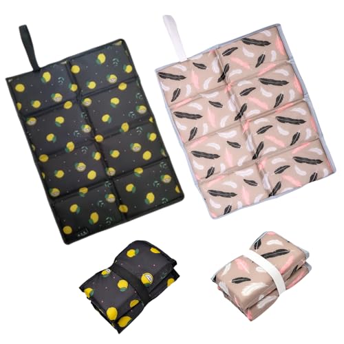 2 Stück Sitzkissen Outdoor Faltbares, Tragbare Wasserdicht Sitzkissen Outdoor Kinder Sitzkissen Sitzunterlage Sitzmatte für Garten Camping Picknick von Bakiauli