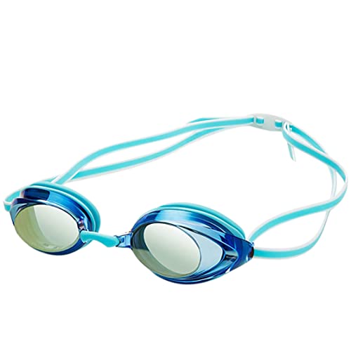 Bakkeny Professionelle Schwimmbrille für Kinder Erwachsene Rennspiel Schwimmen Anti- Brille Schwimmbrille Lake Blue von Bakkeny