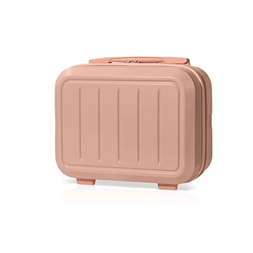 Balakaka Travel Beauty Case Makeup Travel Case Hard case Material Hard Shell Cosmetic Organizer Bag with Elastic Band and Soft Handle Travel Bag for Toiletry Portable Mini ABS Carrying Suitcase von Balakaka