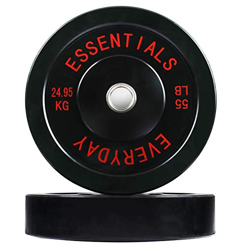BalanceFrom Everyday Essentials Hantelscheibe für olympische Stoßstange, farblich kodiert, von BalanceFrom