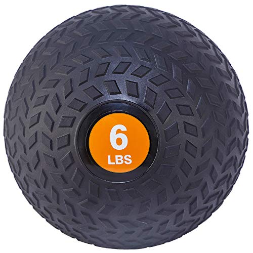 BalanceFrom Workout-Fitness-Medizinball, gewichtet, Wandball und Slam-Ball, Mehrfarbig von Signature Fitness