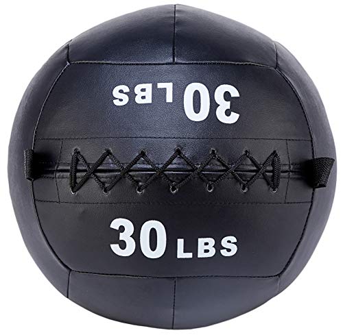 Signature Fitness Workout Übung Fitness gewichteter Medizinball, Wandball und Slam Ball, Wandball, 13,6 kg von Signature Fitness