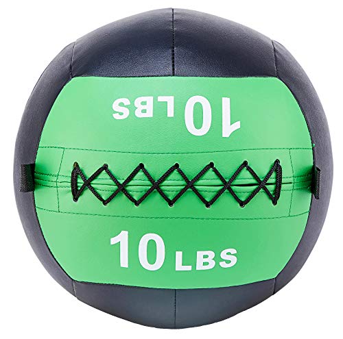 Signature Fitness Workout Übung Fitness gewichteter Medizinball, Wandball und Slam Ball, Wandball, 4,5 kg von Signature Fitness