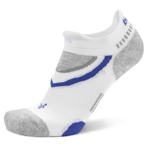 Balega Damen Ultraglide Socken, Weiß/Mittelgrau, Medium von Balega