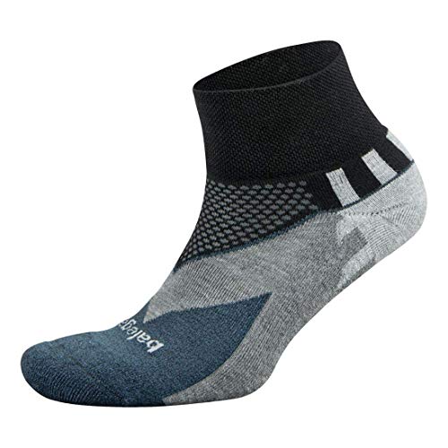 Balega Unisex Enduro V-tech Quarter Socken Größe L Schwarz von Balega