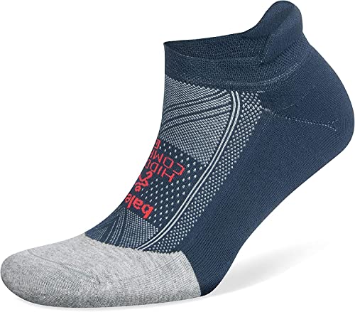 Balega Unisex Hidden Comfort Socken, Midgrey/Legion Blue, L Regular von Balega