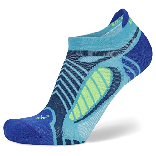 Balega Unisex Ultralight No Show Laufsocken, Blaue Ausstrahlung, Medium, EU Größe 40-42.5 von Balega