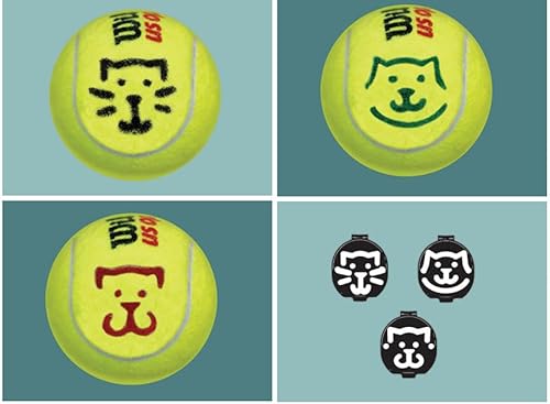 BallTrace Tennisball-Marker, personalisierbar, Tennisbälle und Padelbälle mit lustigen Emoji und Symbolen, cooles Tennisgeschenk, bekannt bei Veranstaltungen und Turnieren in ganz Europa und den USA. von BallTrace