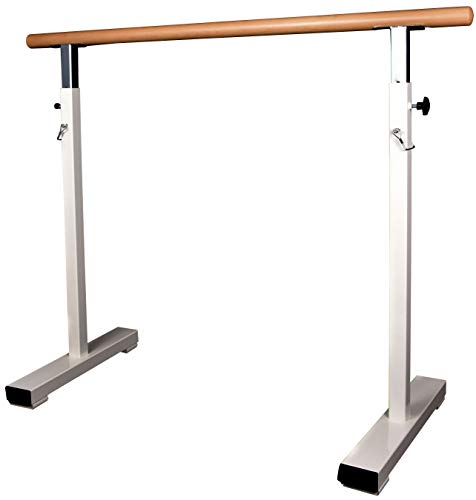 Portable freistehende Ballettstange aus Holz, höhenverstellbar 18 kg - 180 cm von Ballettstangen Manufaktur